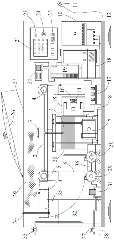 Machine vision suspension turbidity detection device and detection method