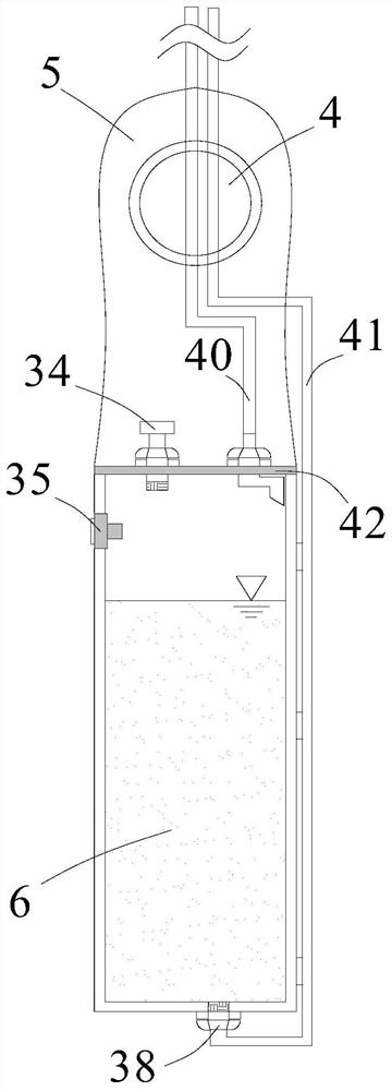 Machine vision suspension turbidity detection device and detection method