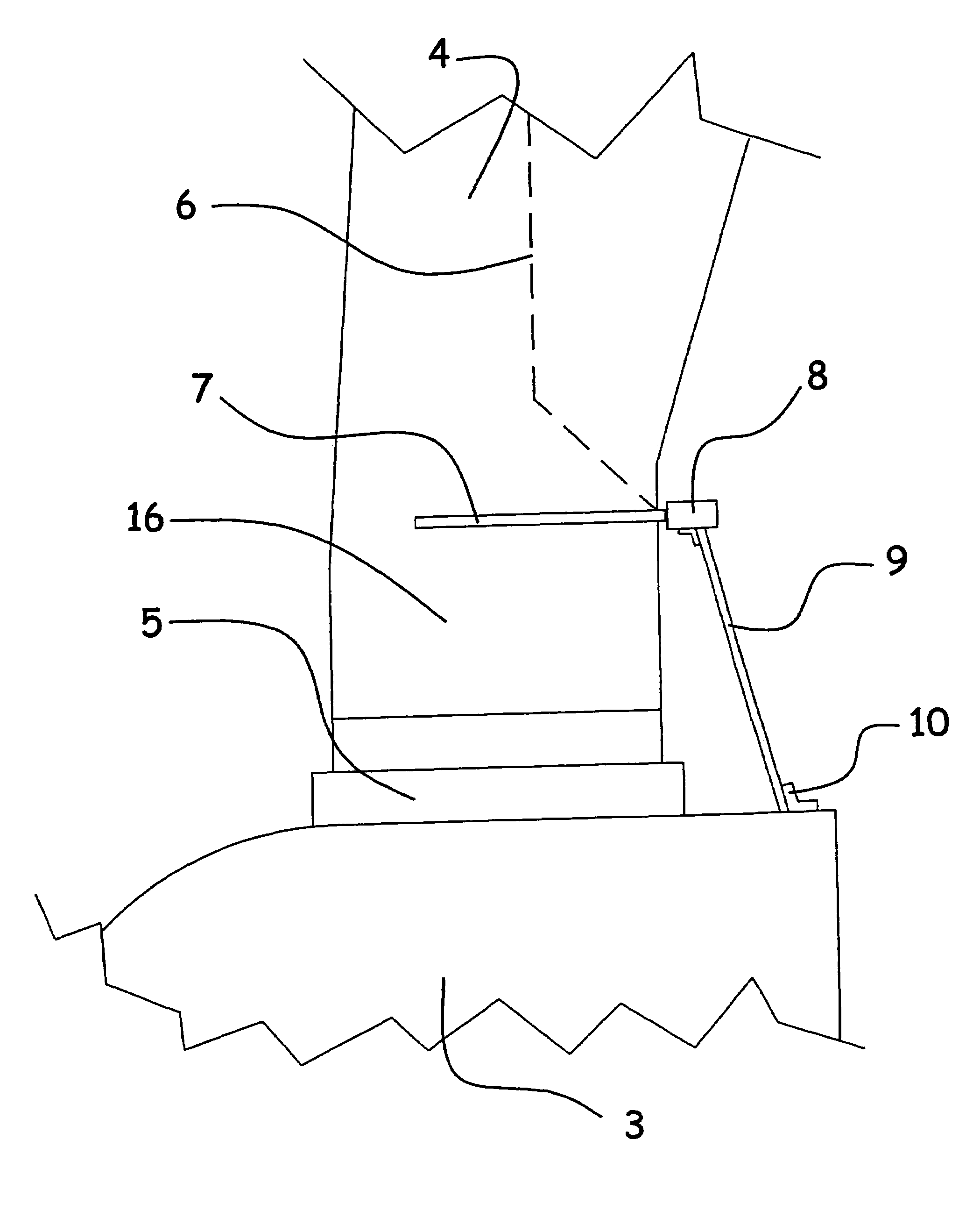 Lightning protection of a pitch-controlled wind turbine blade