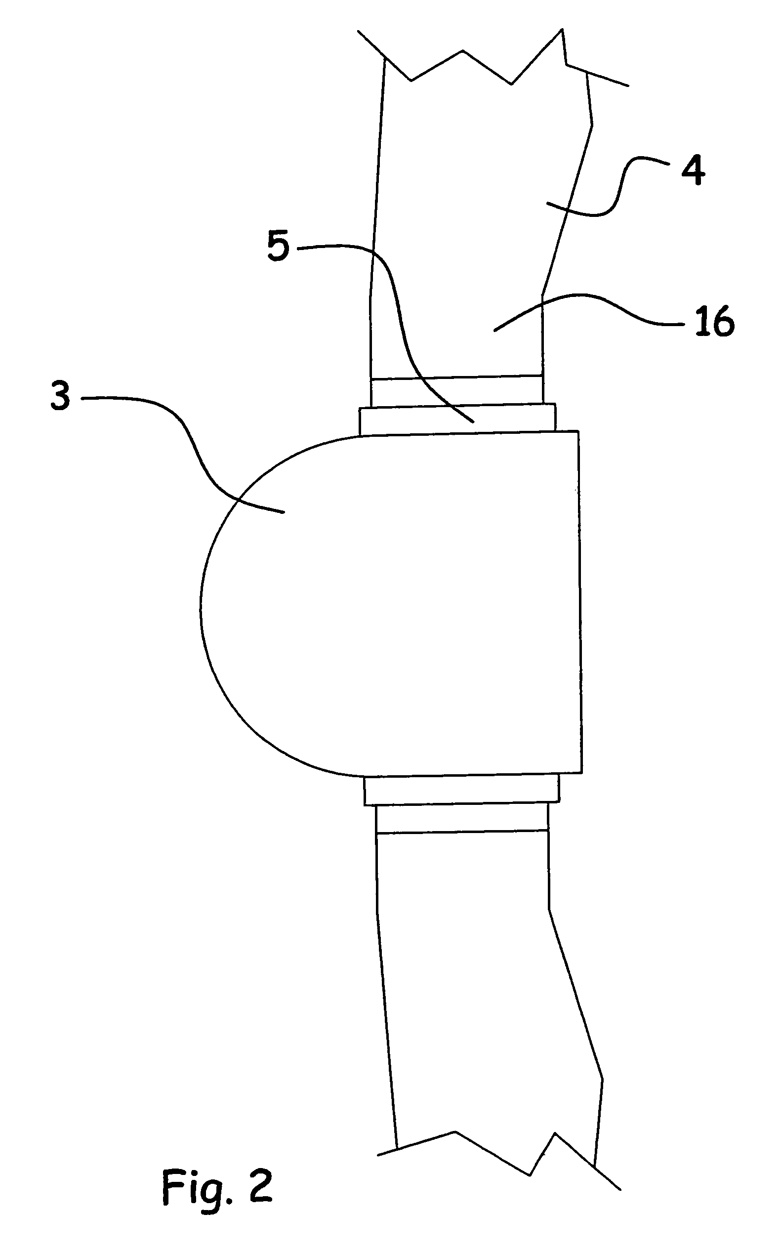 Lightning protection of a pitch-controlled wind turbine blade