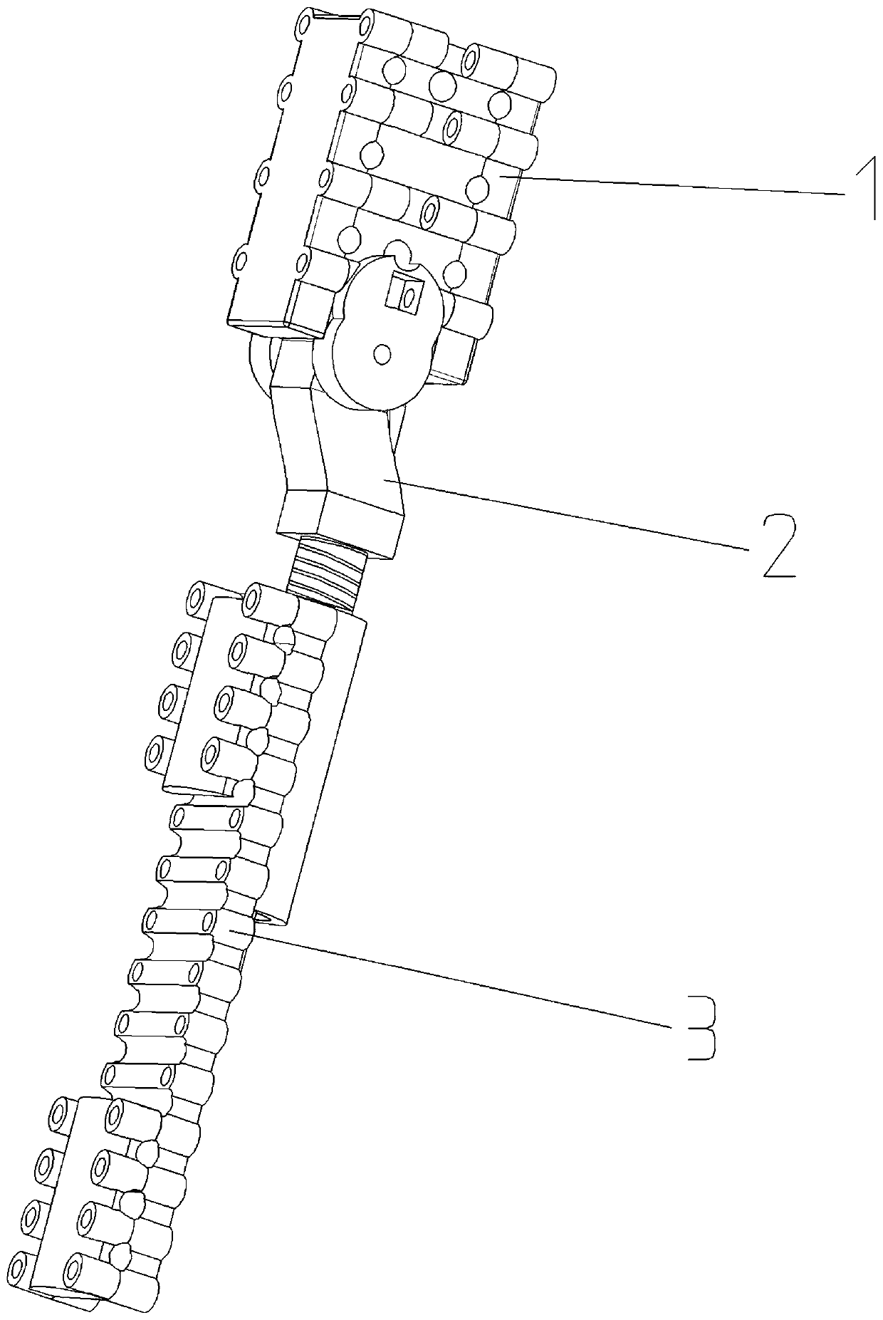 External fixing frame with adjustable stress