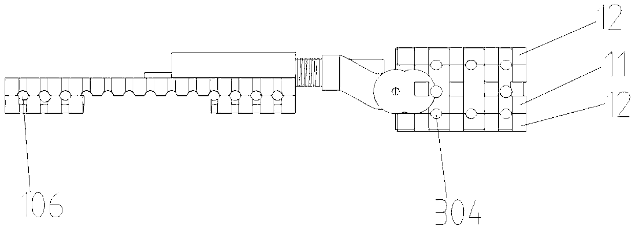 External fixing frame with adjustable stress