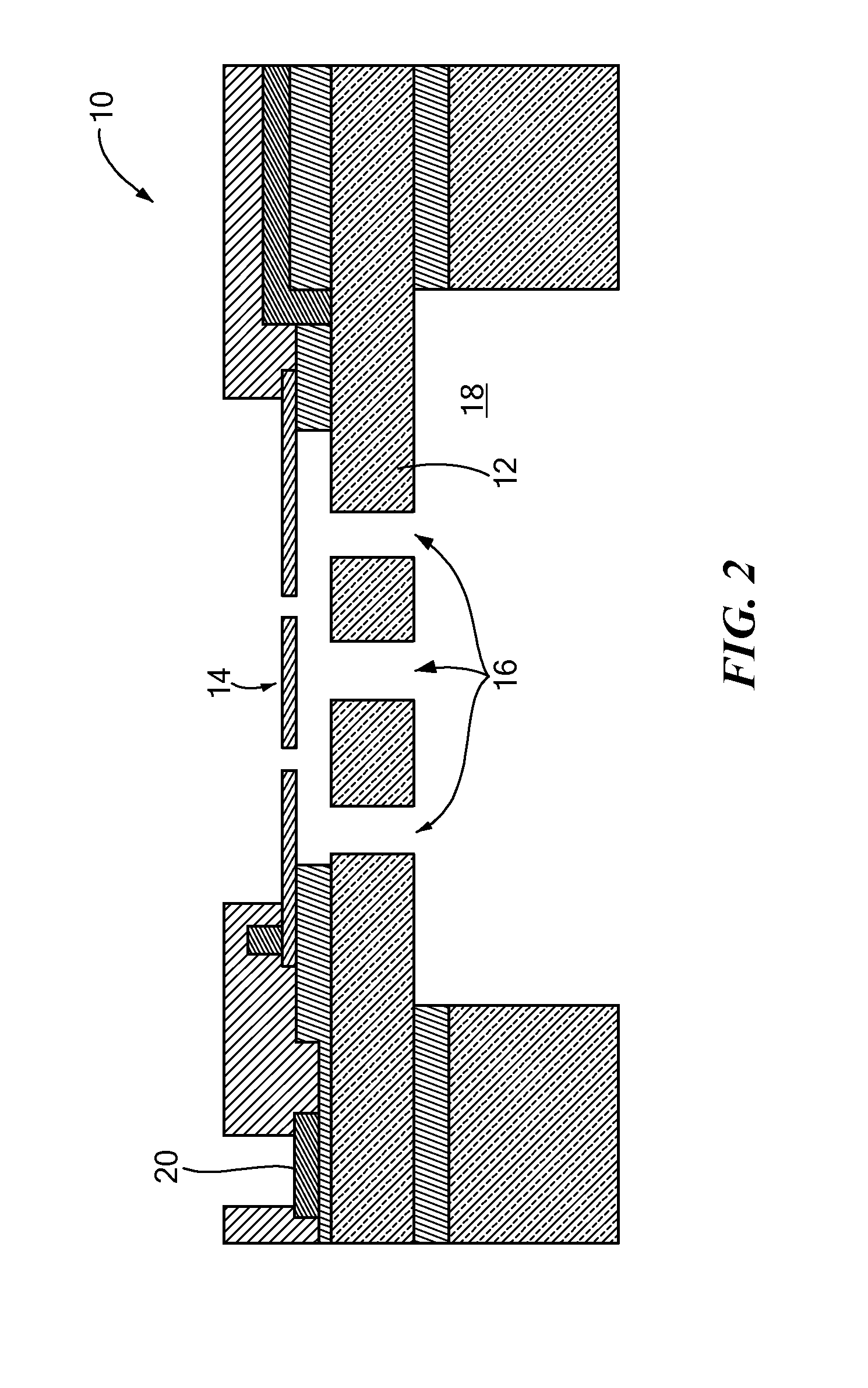 Microphone with Backplate Having Specially Shaped Through-Holes