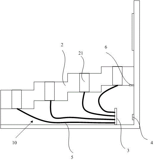 Light-guide automatic recognition test tube rack and test tube recognition warning method