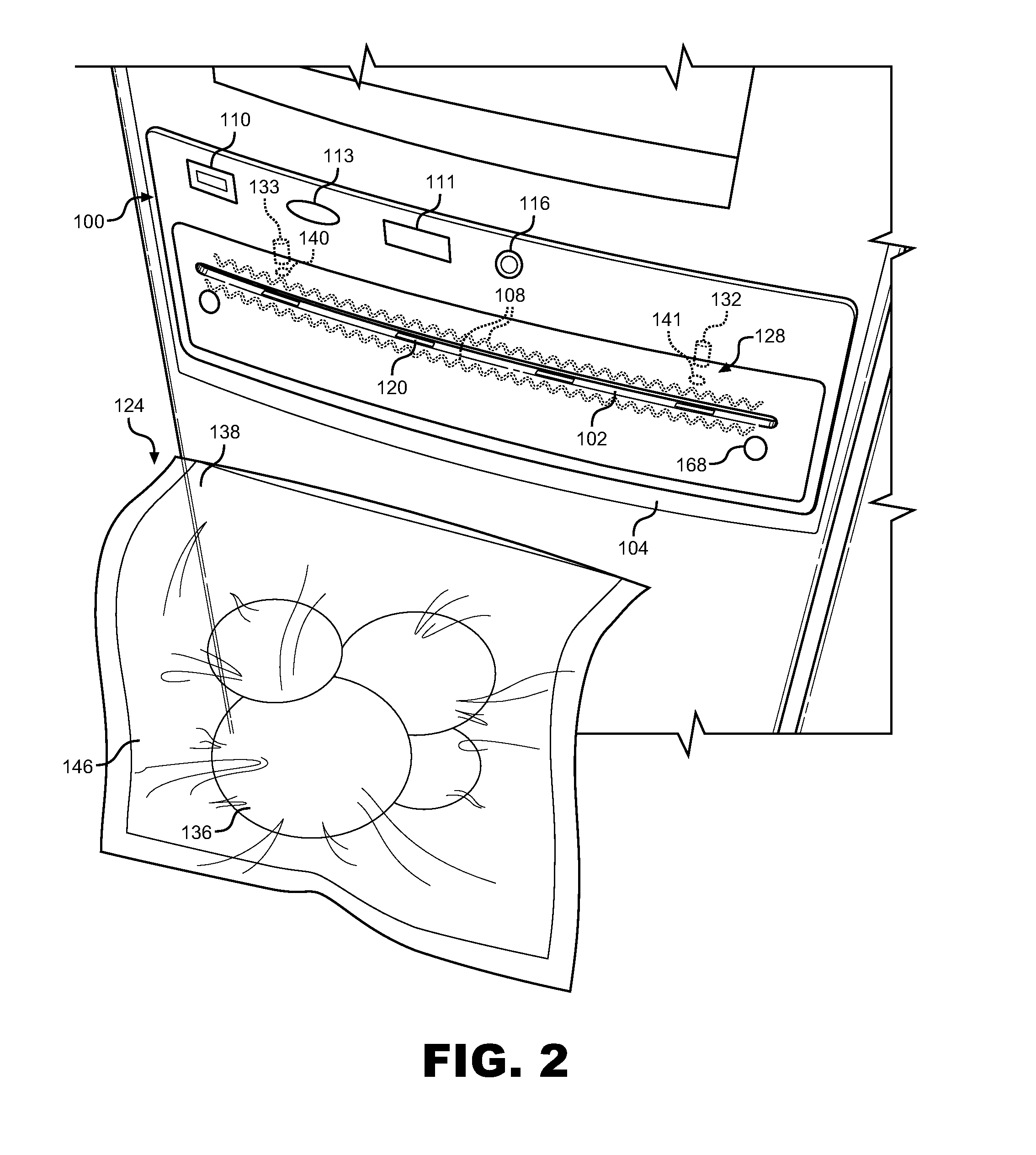 Refrigerator door vacuum preservation system