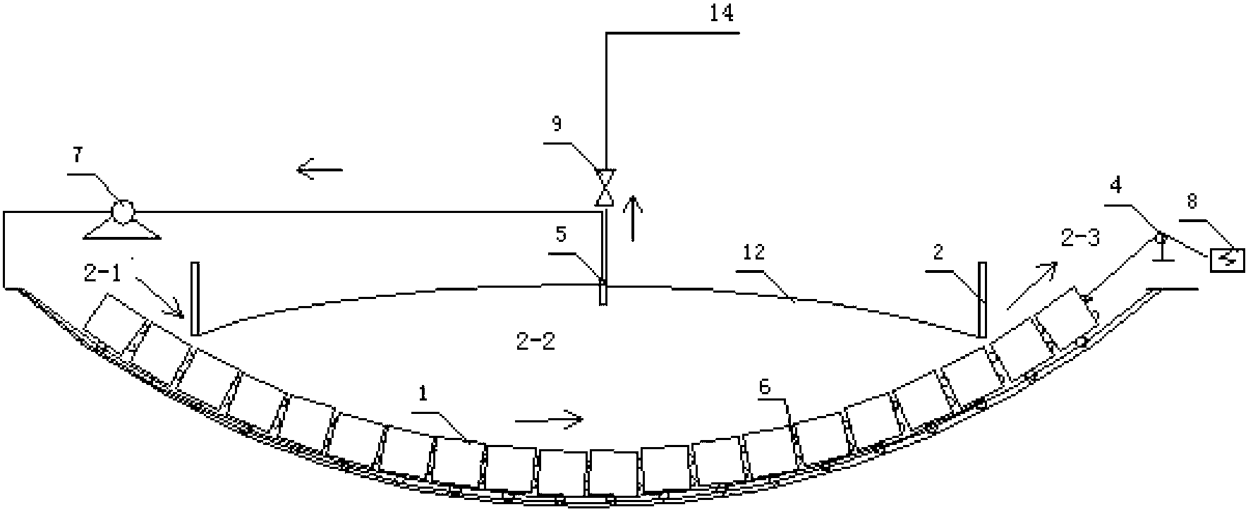 Organic waste treatment system and treatment method thereof