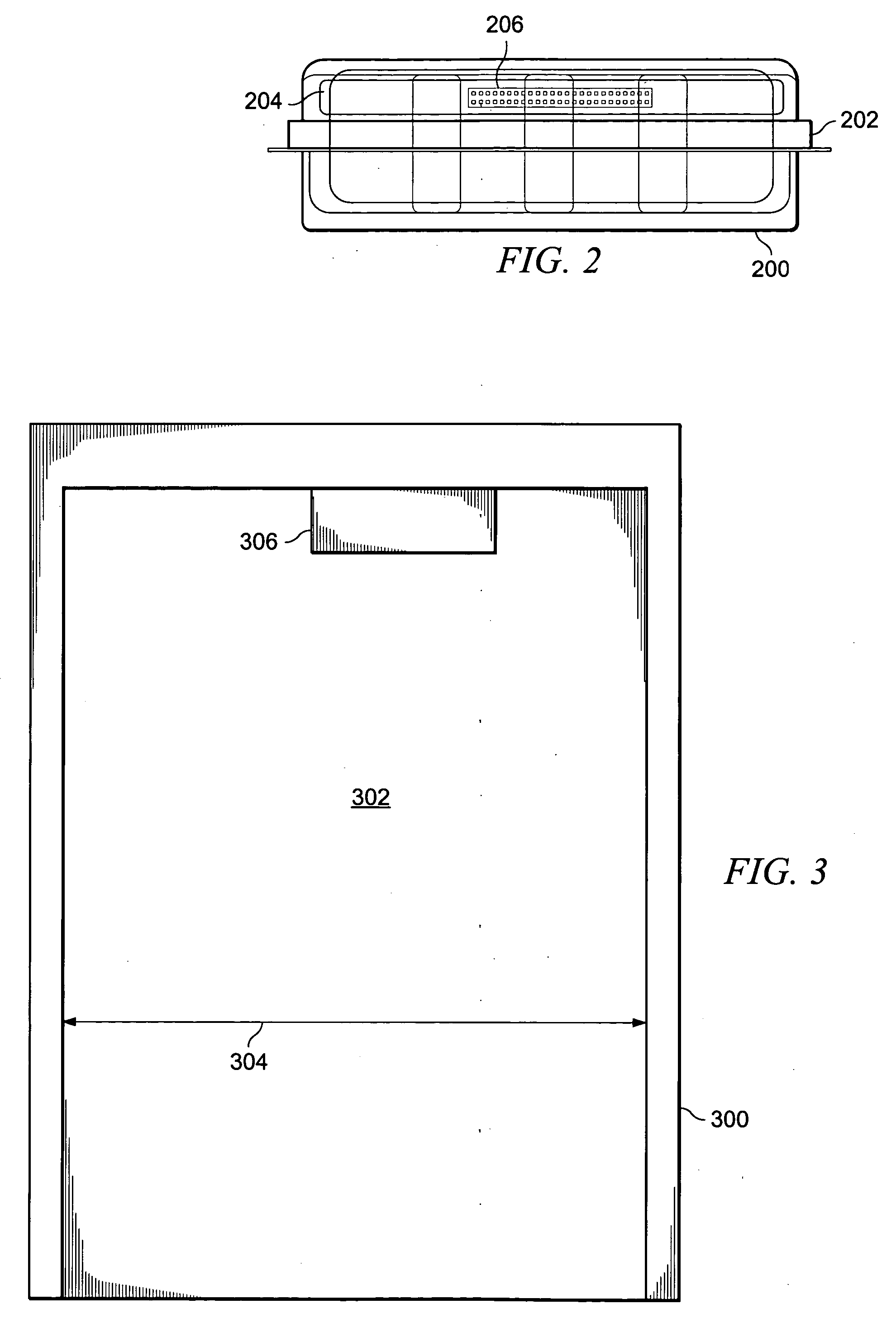 Package structure for soft mounting direct connect storage device