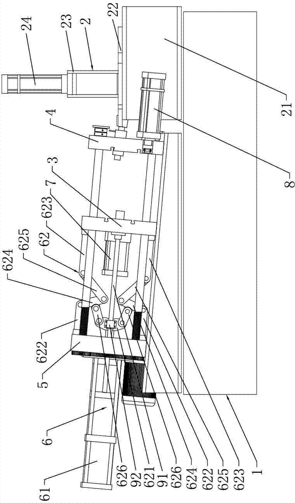 Novel horizontal pressure casting machine