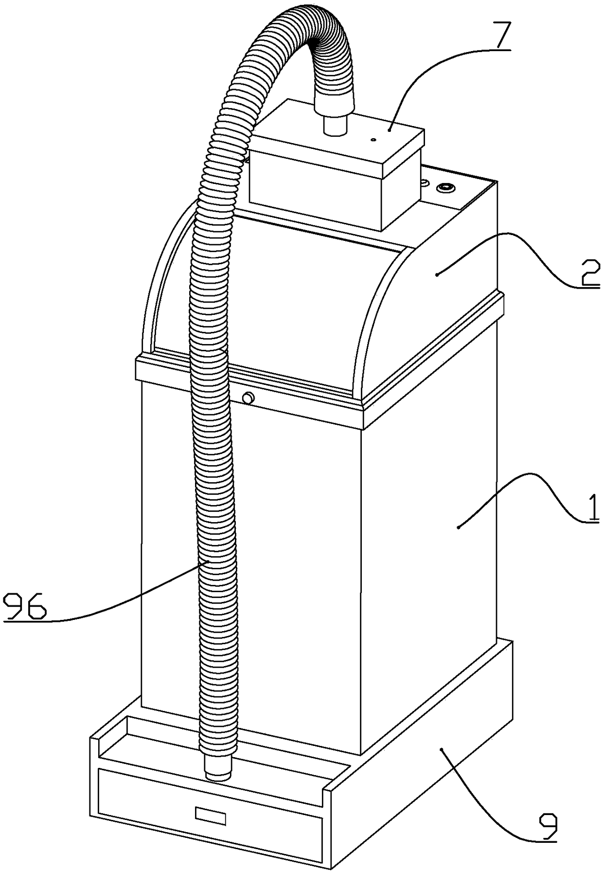 Domestic intelligent trash can