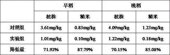 Composite modifying agent for repairing paddy field soil Cd pollution and preparation method and application method thereof