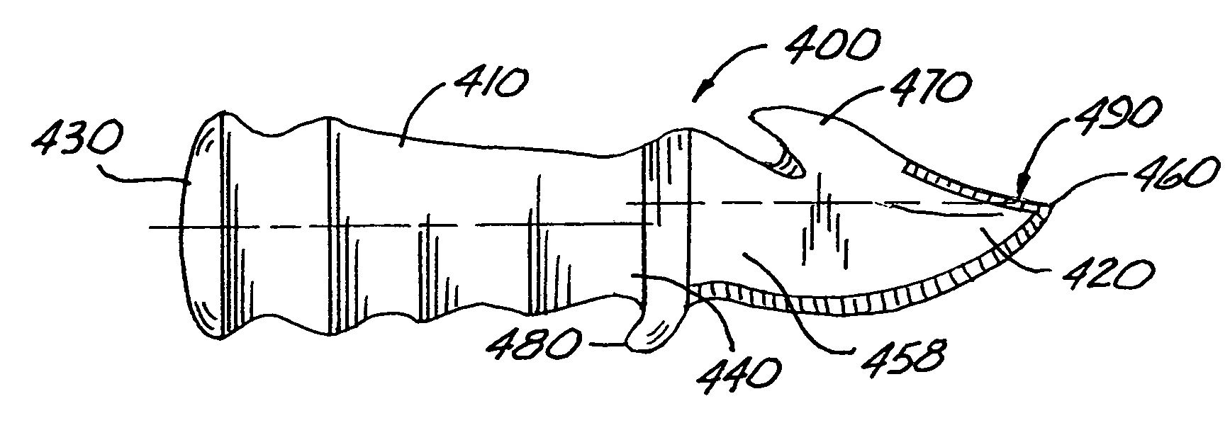 Field dressing knife