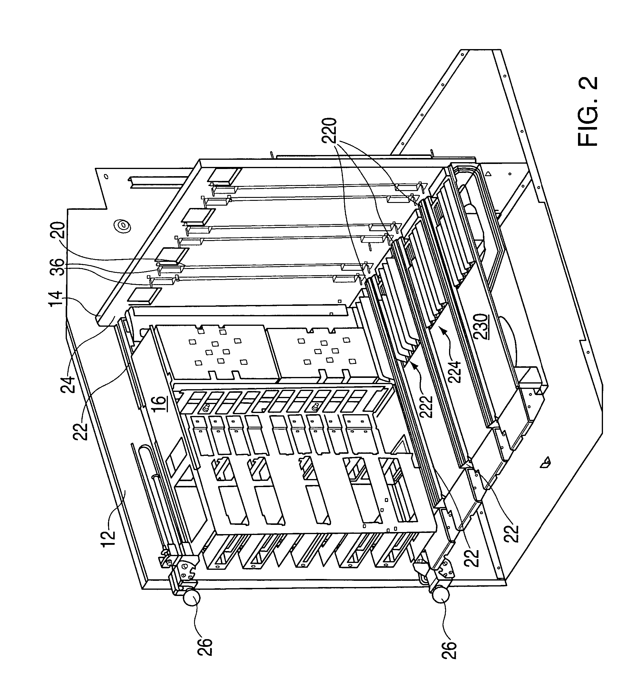 System for airflow management in electronic enclosures