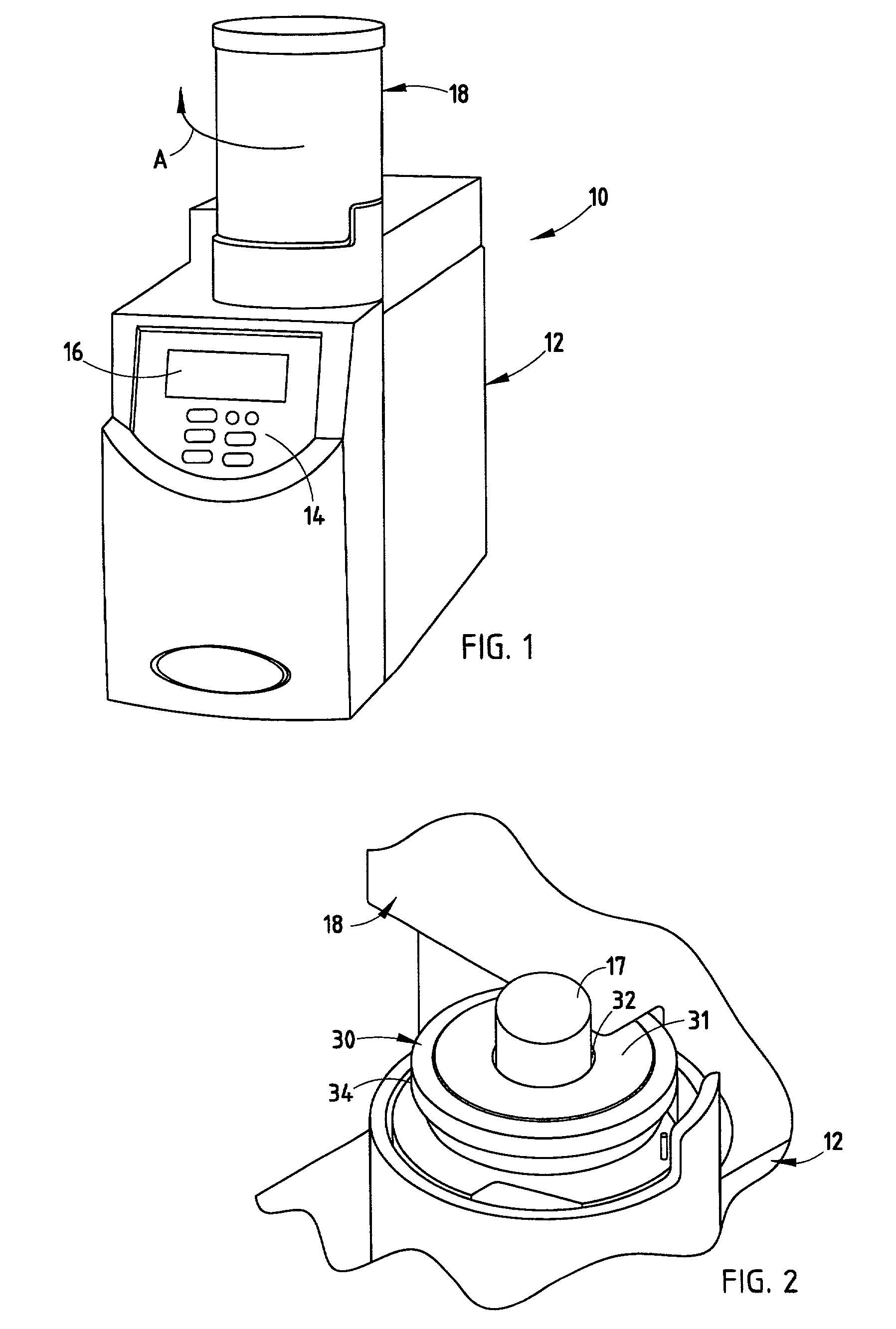 Sample mounting press