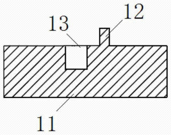 A hot riveting device for sensor circuit board fixing