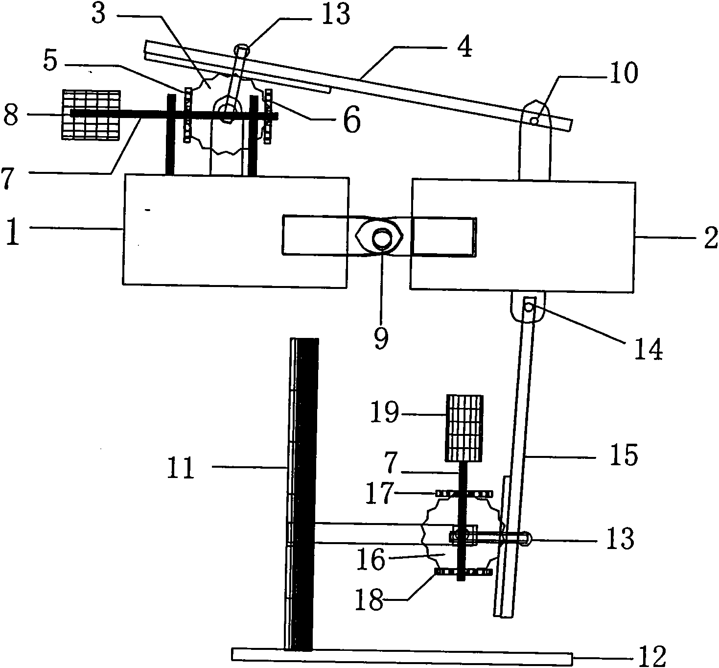 Stereoscopic wave-power device