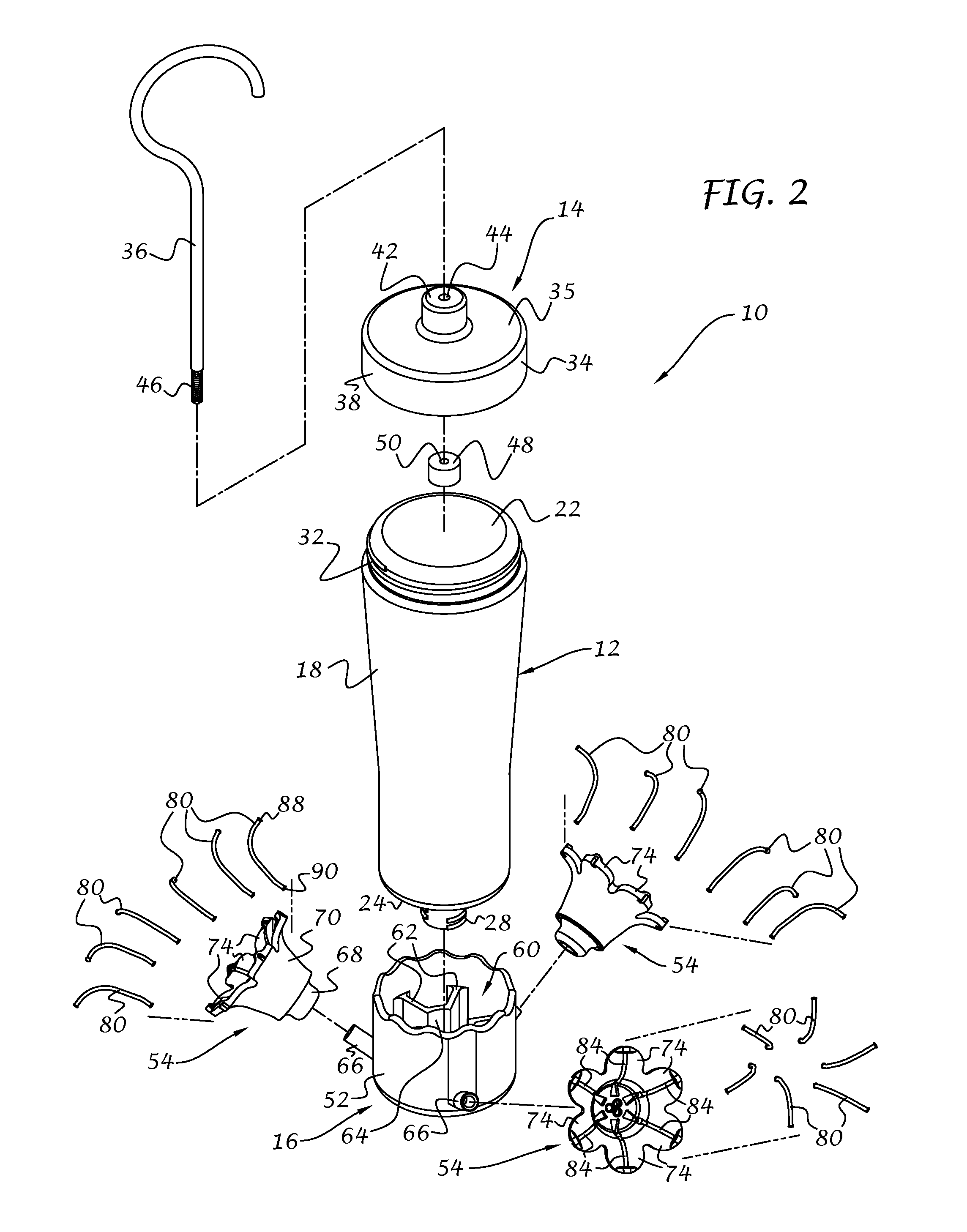 Illuminated hummingbird feeder