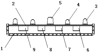 Light-emitting diode (LED) energy-saving lamp with health-care function