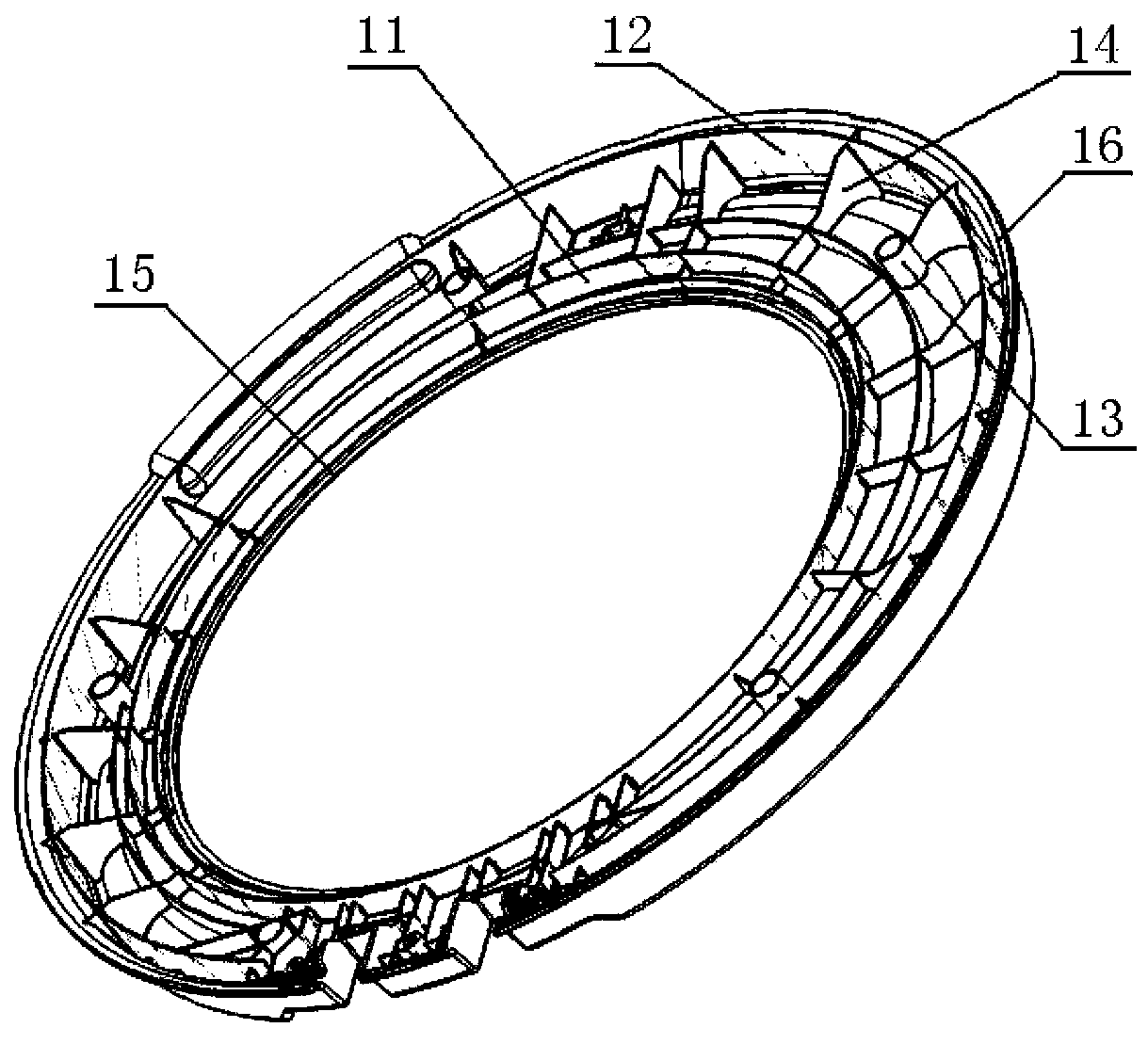 A door body of a drum washing machine and a method for assembling the door body