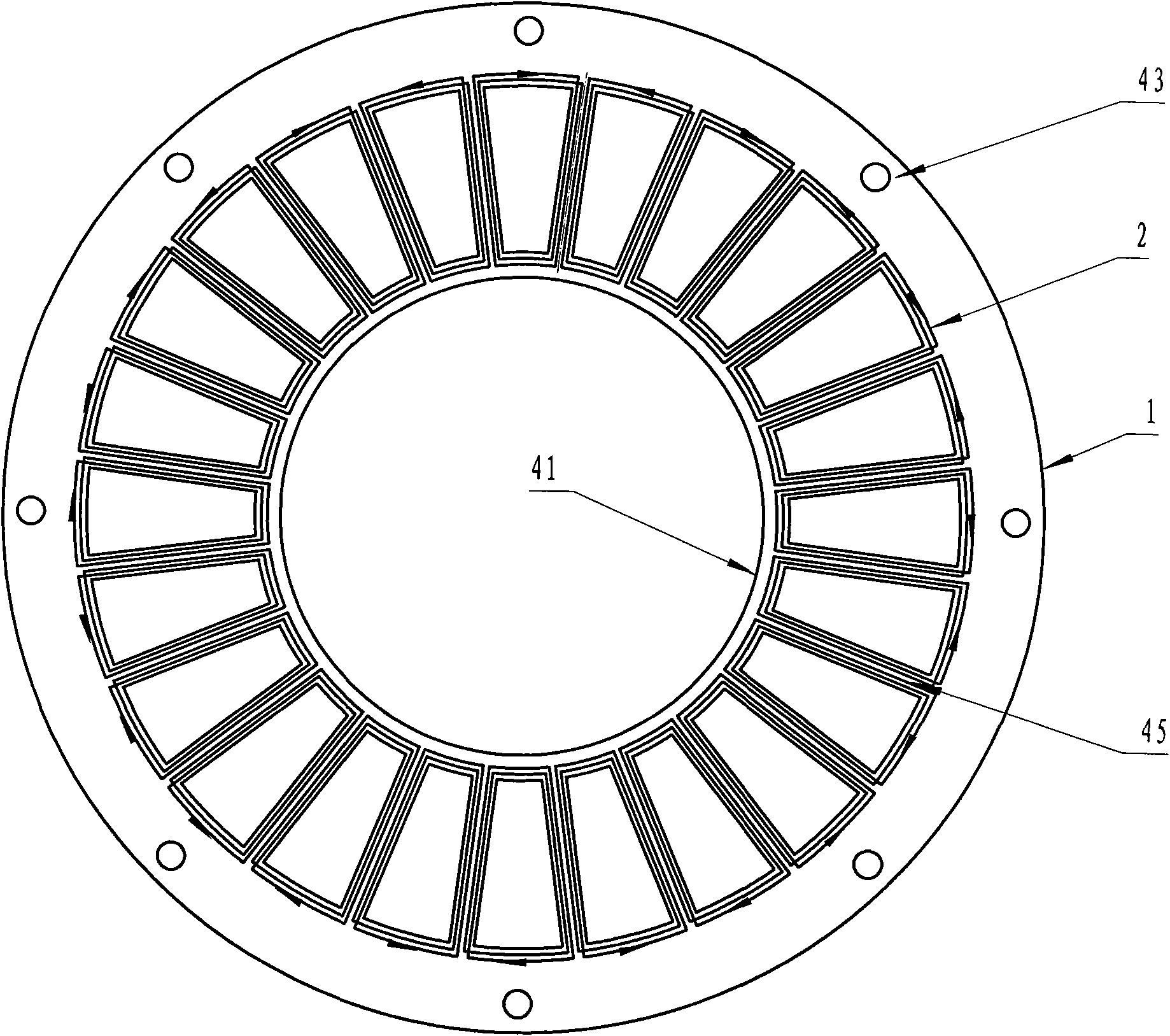 Efficient permanent magnet coupling device for transmission shaft