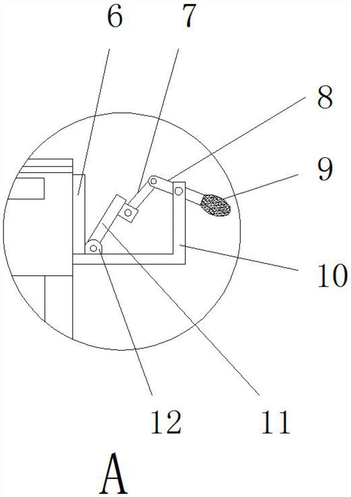 Garbage can with beverage bottle and battery recycling structure