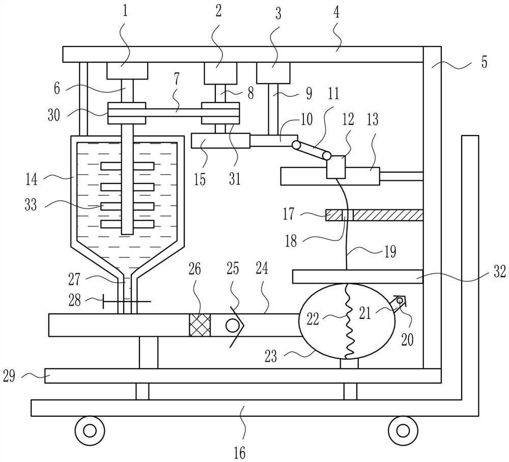 A combination of wind force and sand force fire extinguishing device for fire fighting