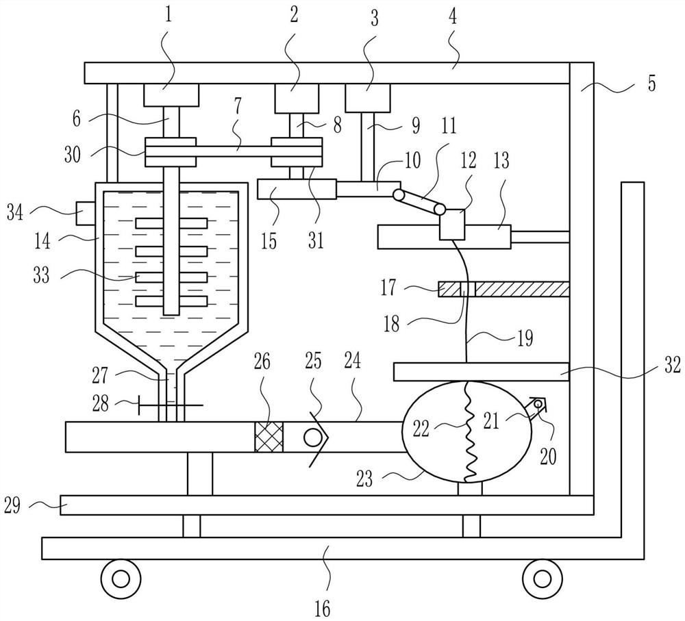 A combination of wind force and sand force fire extinguishing device for fire fighting