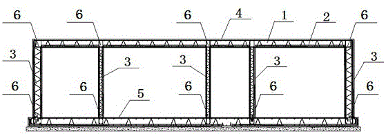 Construction and manufacturing process of total-prefabricated superimposed assembly type underground pipe gallery