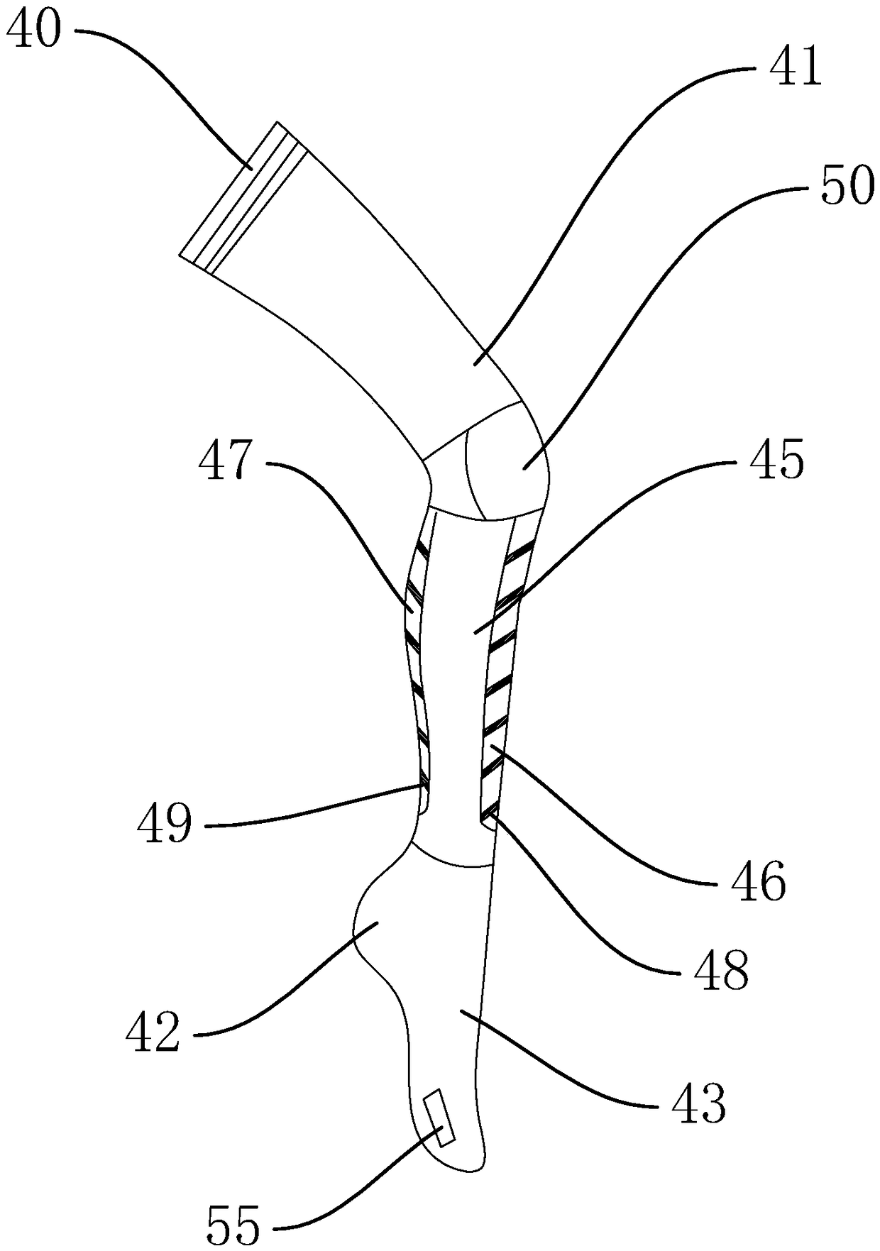 Production process of pressure-reducing high-elasticity breathable sock