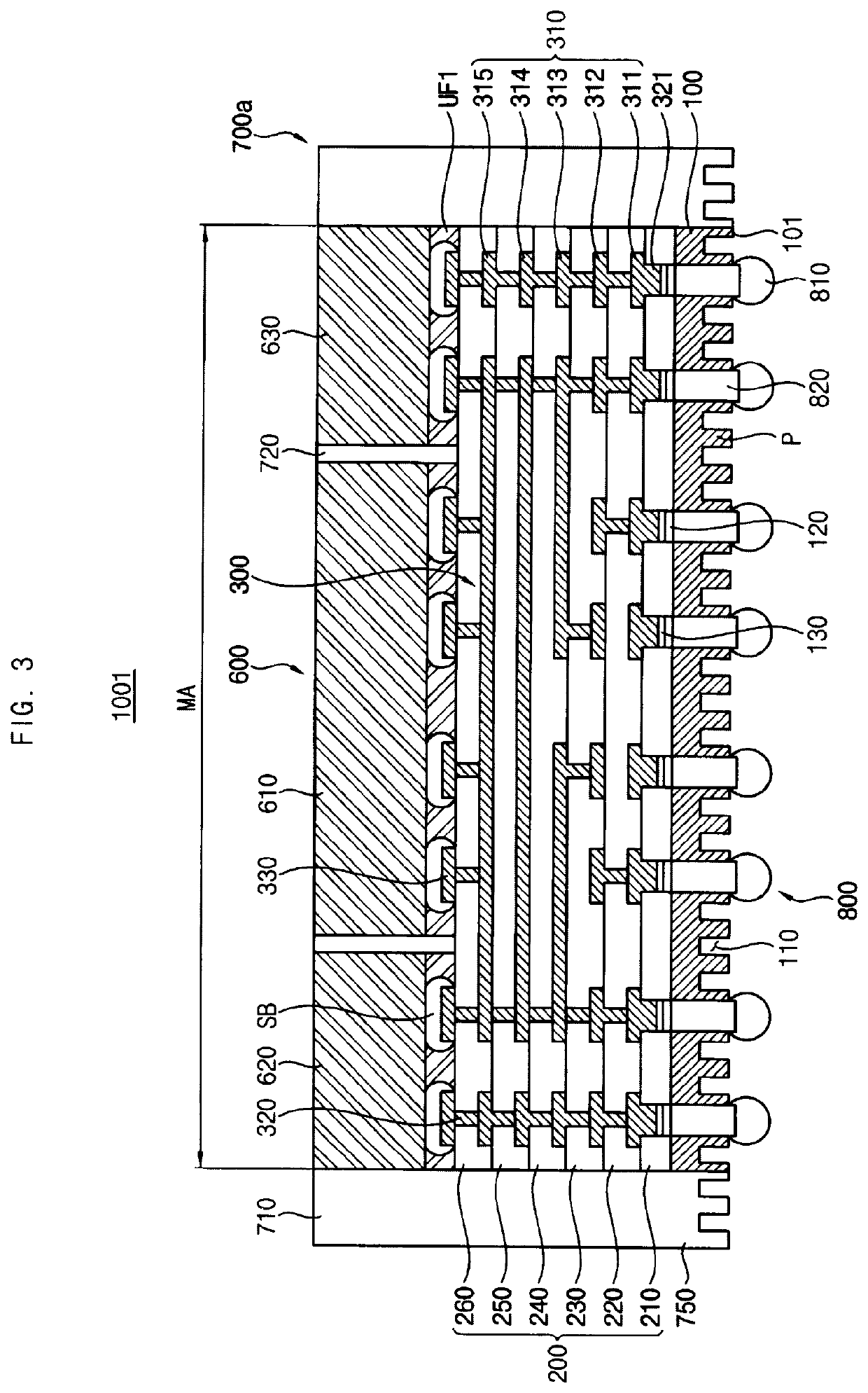 Semiconductor package, electronic apparatus and method of manufacturing the semiconductor package