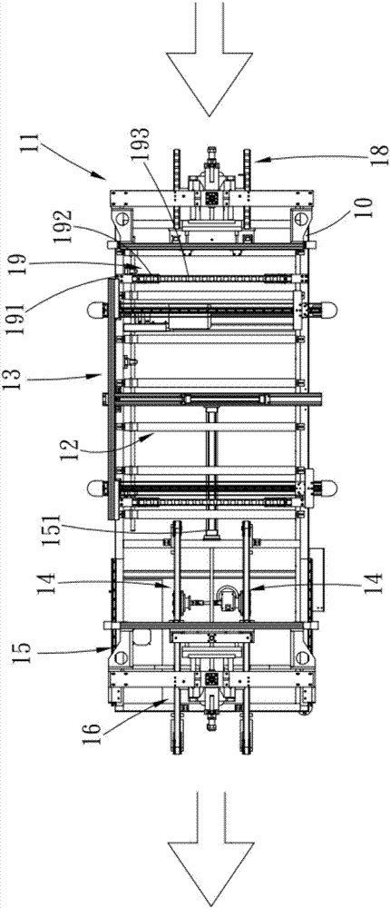 A door leaf paint craft hole processing machine