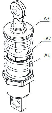 Automatic assembling equipment for automobile shock absorber