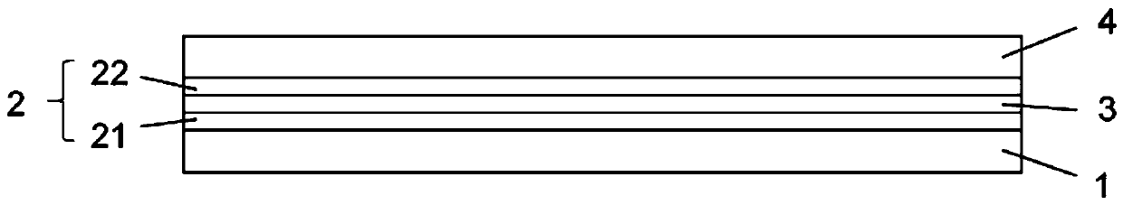 Display panel film layer structure and preparation process thereof