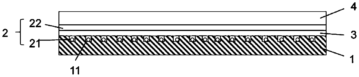 Display panel film layer structure and preparation process thereof