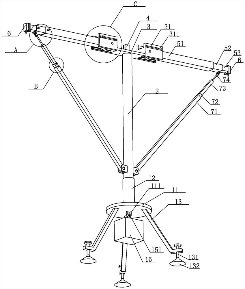 Top plate levelness detection device