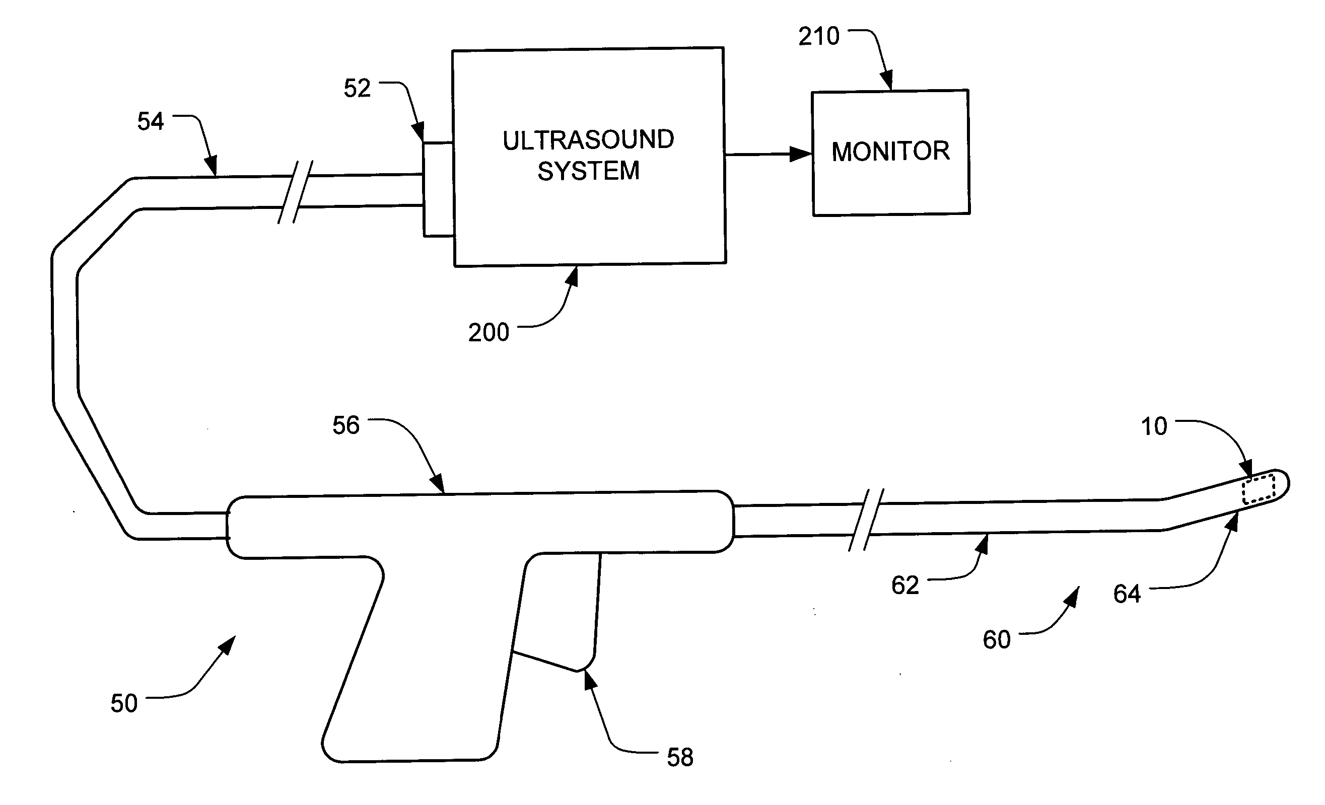 Transesophageal ultrasound using a narrow probe