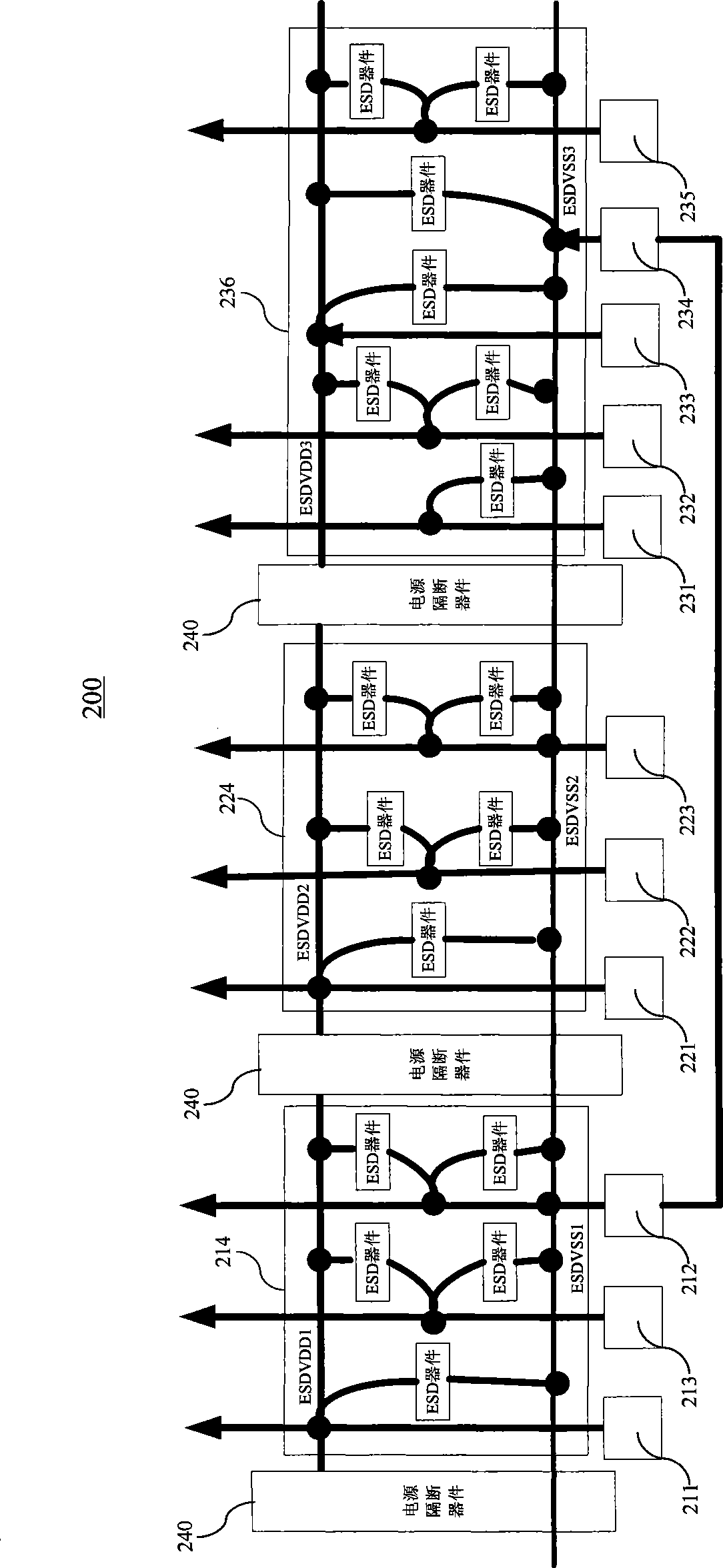 A chip with high electrostatic discharge performance