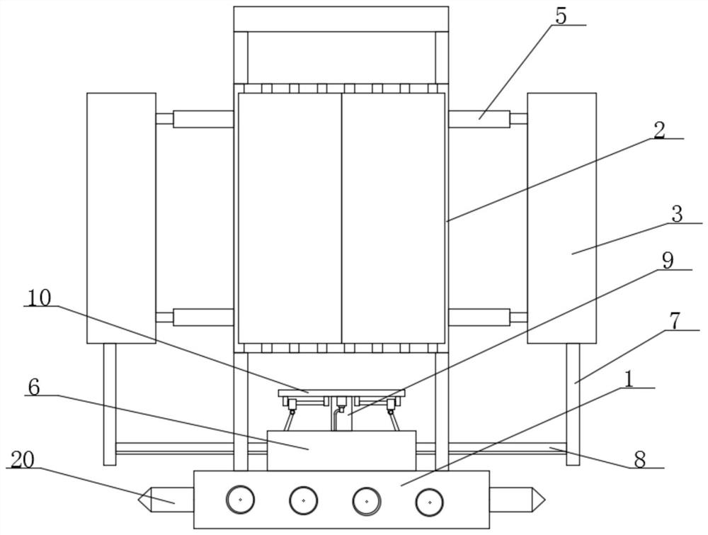 Frame type ecological caisson structure