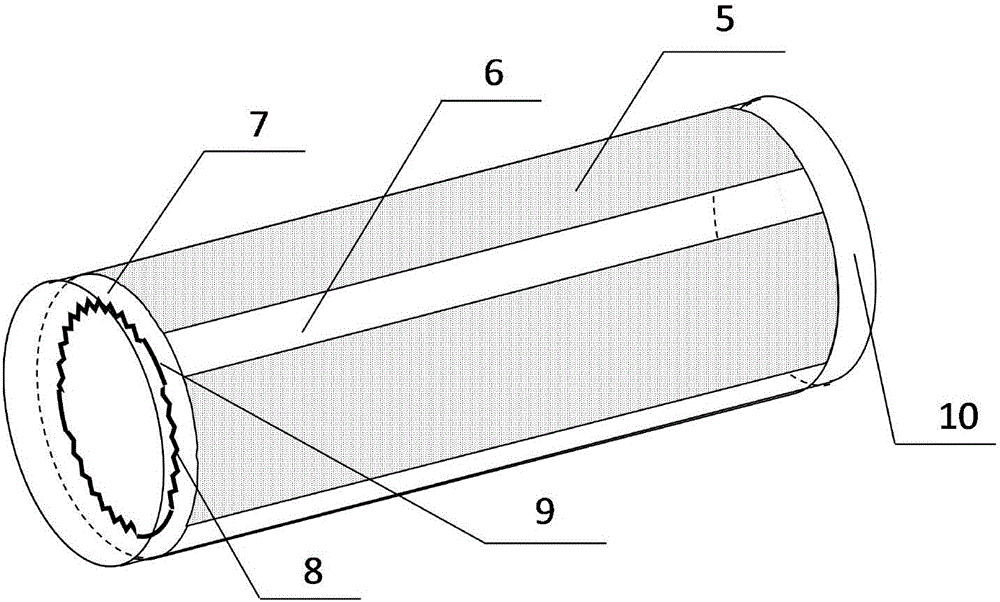 Composite wall surface sealed tube cavity used for side surface pumped alkali metal vapor laser