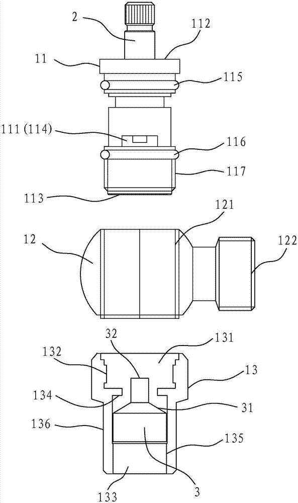 Explosion-proof valve capable of rotating by 360 degrees