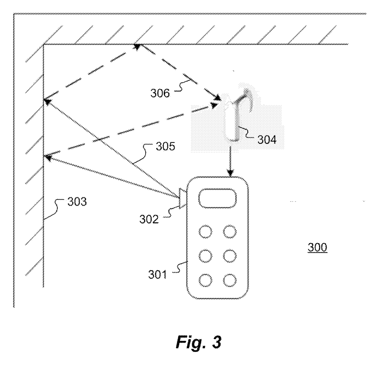 Determination of Room Reverberation for Signal Enhancement