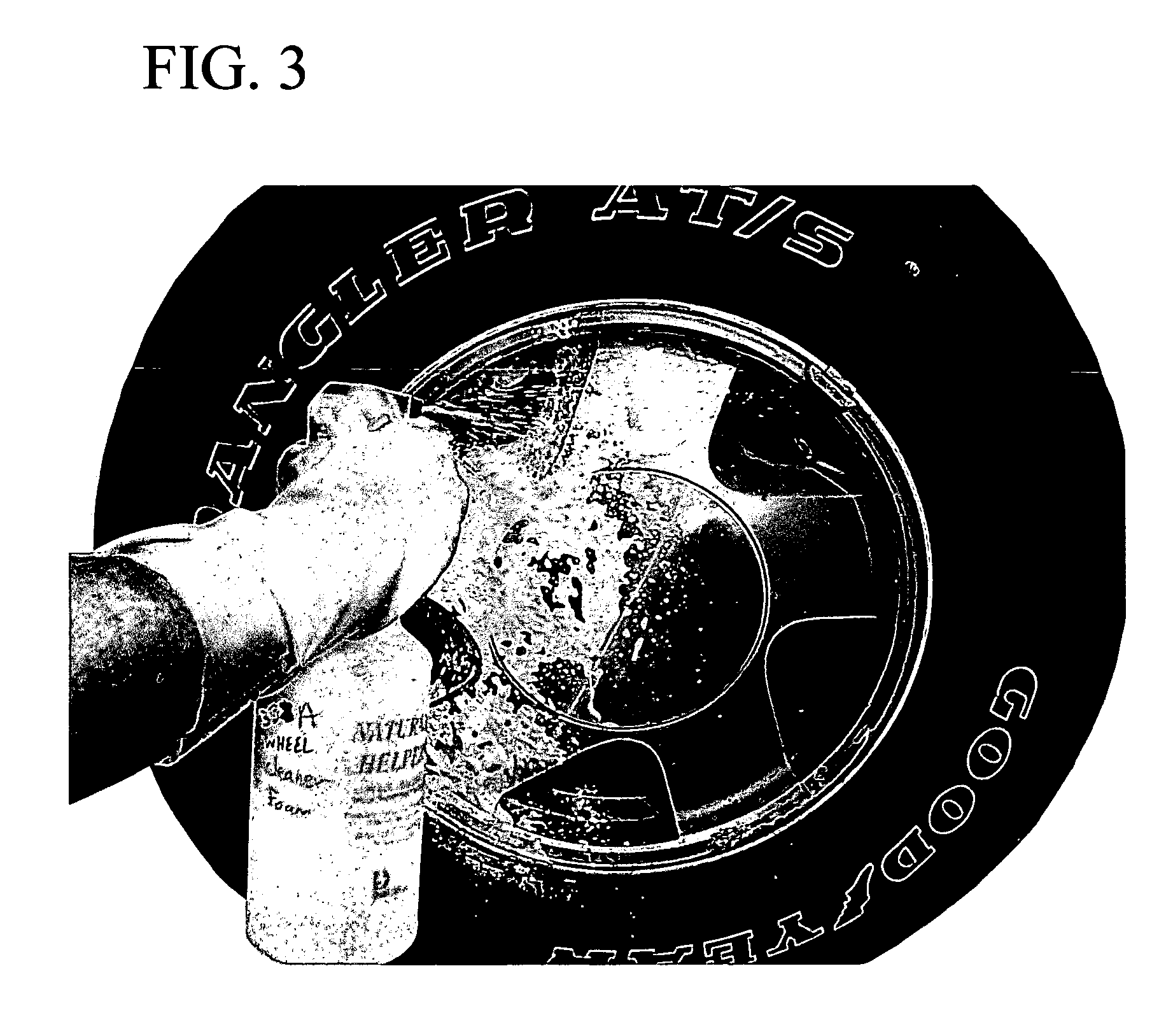 Foam cleaning and brightening composition comprising a sulfate/bisulfate salt mixture