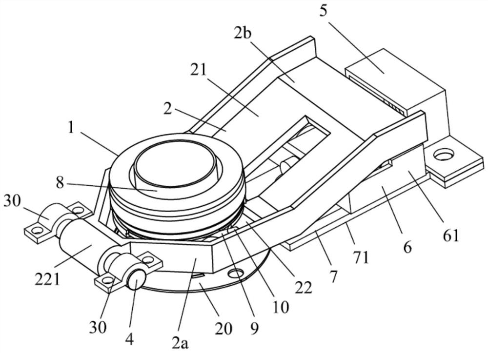 Clutch control mechanism and vehicle