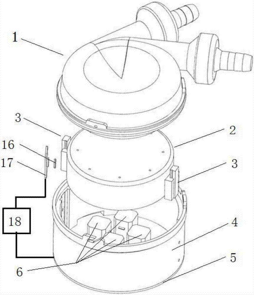 Implantable pulsating blood pump driven by ultrasonic linear motor