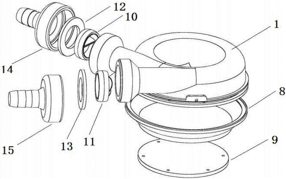 Implantable pulsating blood pump driven by ultrasonic linear motor