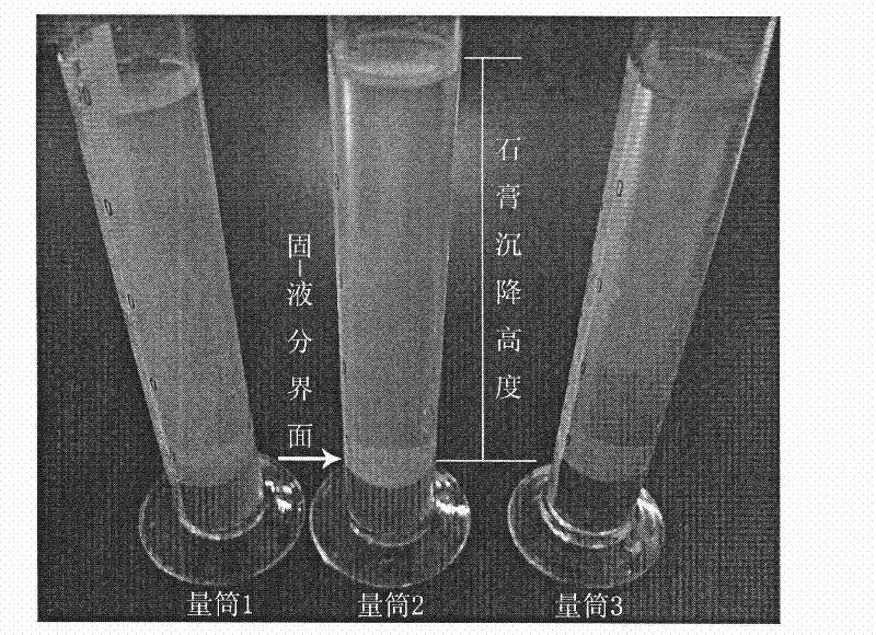 Method for judging dewatering performance of different plasters