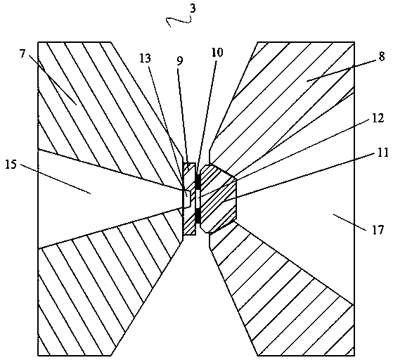 A Static High Pressure Diamond Counter Anvil Device Applicable to Laser Dynamic Loading Experiment