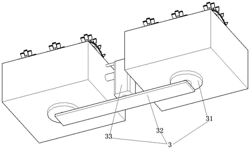 Dispersing, mixing and stirring device for getter processing