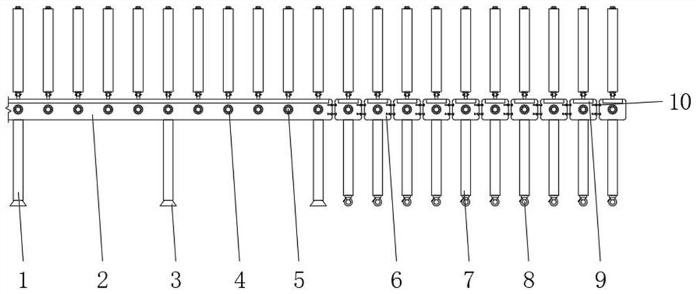 Anti-toppling unpowered track for paper box production