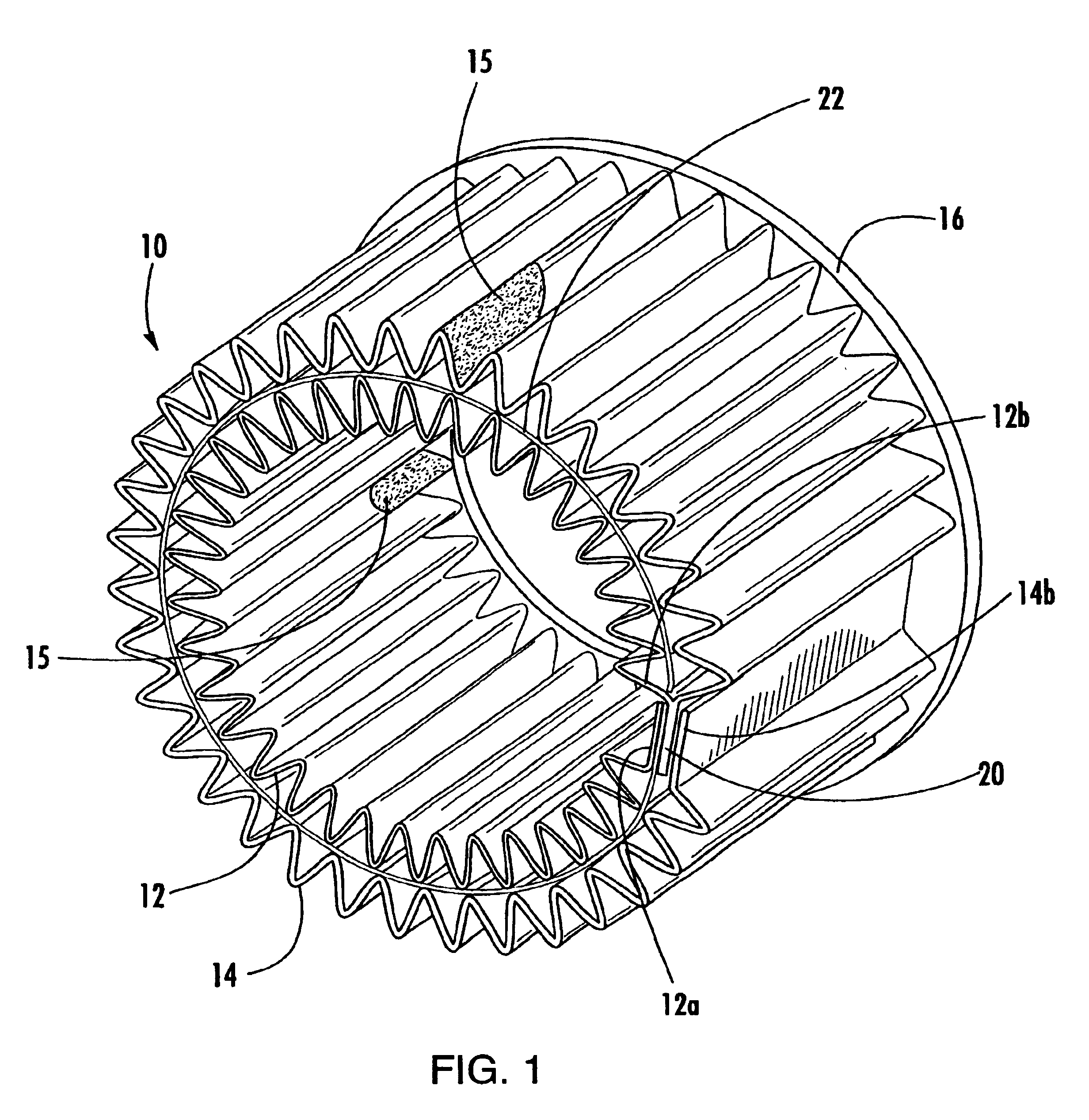 Bifilar diesel exhaust filter construction using sintered metal fibers