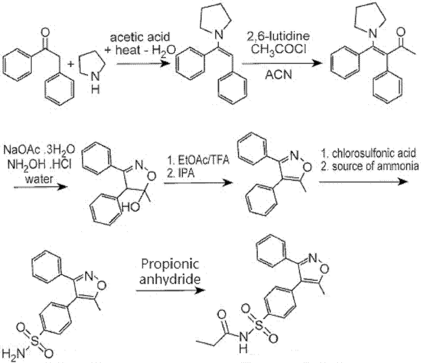 Method for preparing Parecoxib